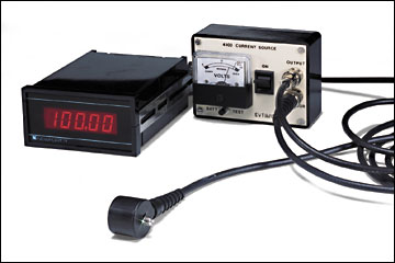 Industrial accelerometer with associated electronics