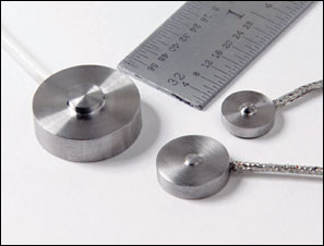Button style compression load cells
