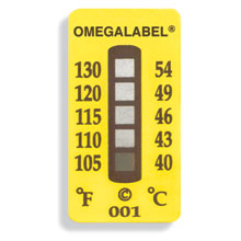 étiquette thermosensible non-réversible