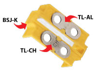 Terminal strip covers are colour coded and supplied with terminal lugs